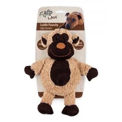 AFP Plyšové zvieratko buclaté s pískatkom - hračka pre psa - Opica