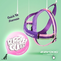 QUICK FIT HARNESS, Farby Bubble Gum, Veľkosť M