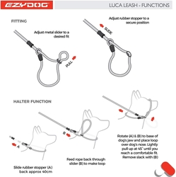 EZYDOG VODÍTKO LUCA LEASH LITE™ - Halti