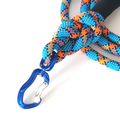 K9 JORDAN VODÍTKO EDC LEASH - BLUE/ORANGE - 4