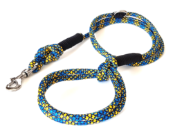 K9 JORDAN VODÍTKO EDC LEASH - BLUE/YELLOW