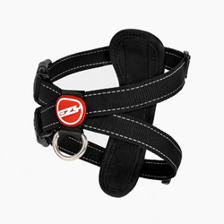 EZYDOG POSTROJ CHEST PLATE HARNESS + CAR RESTRAINT - BLK