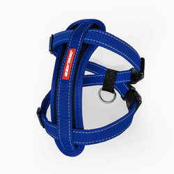 EZYDOG POSTROJ CHEST PLATE HARNESS + CAR RESTRAINT - BLUE