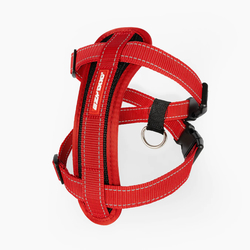 EZYDOG POSTROJ CHEST PLATE HARNESS + CAR RESTRAINT - RED