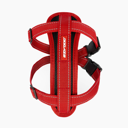 EZYDOG POSTROJ CHEST PLATE HARNESS + CAR RESTRAINT - RED