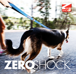 EZYDOG VODÍTKO ZERO SHOCK LEASH™ -122 cm BLK