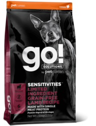 PETCUREAN GO! Solutions Sensitivities LID Lamb 10 kg - granule pre psov