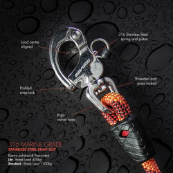 EZYDOG VODÍTKO MARINE LEASH™ - ORANGE