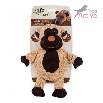 AFP Plyšové zvieratko buclaté s pískatkom - hračka pre psa - Opica
