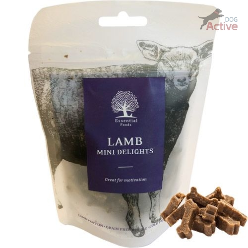 Essential Foods Mini Delights - Jahňa - pamlsky pre psov 100g